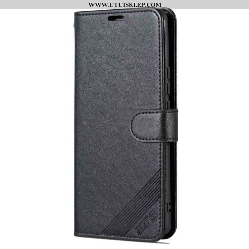 Etui Folio do Vivo X80 Pro Azns Ze Sztucznej Skóry